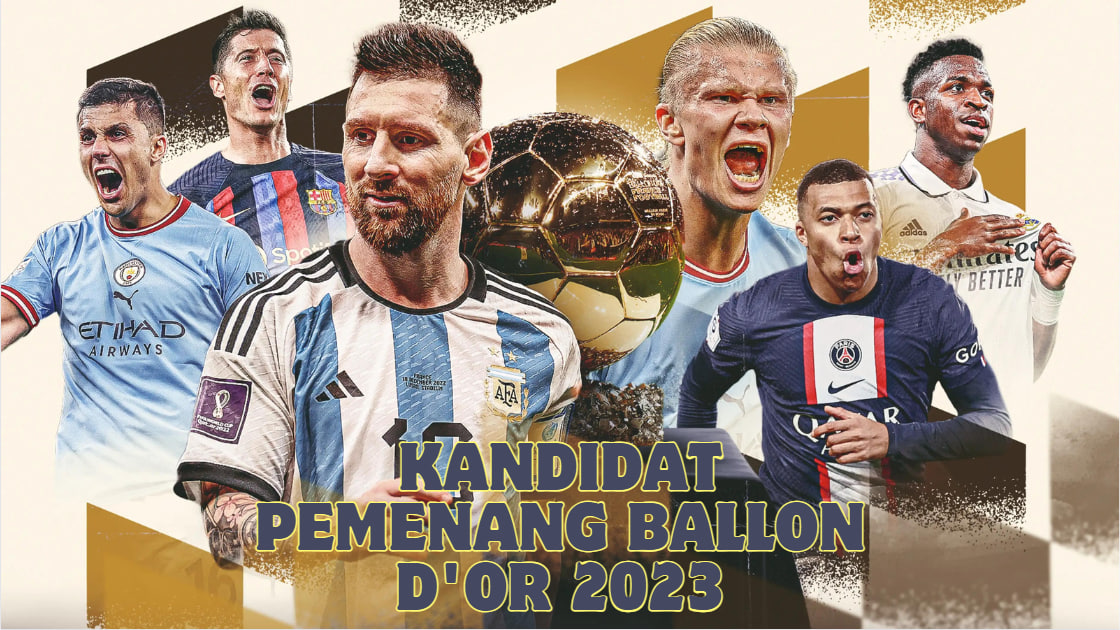 Daftar Kandidat Pemenang Ballon d'Or 2023